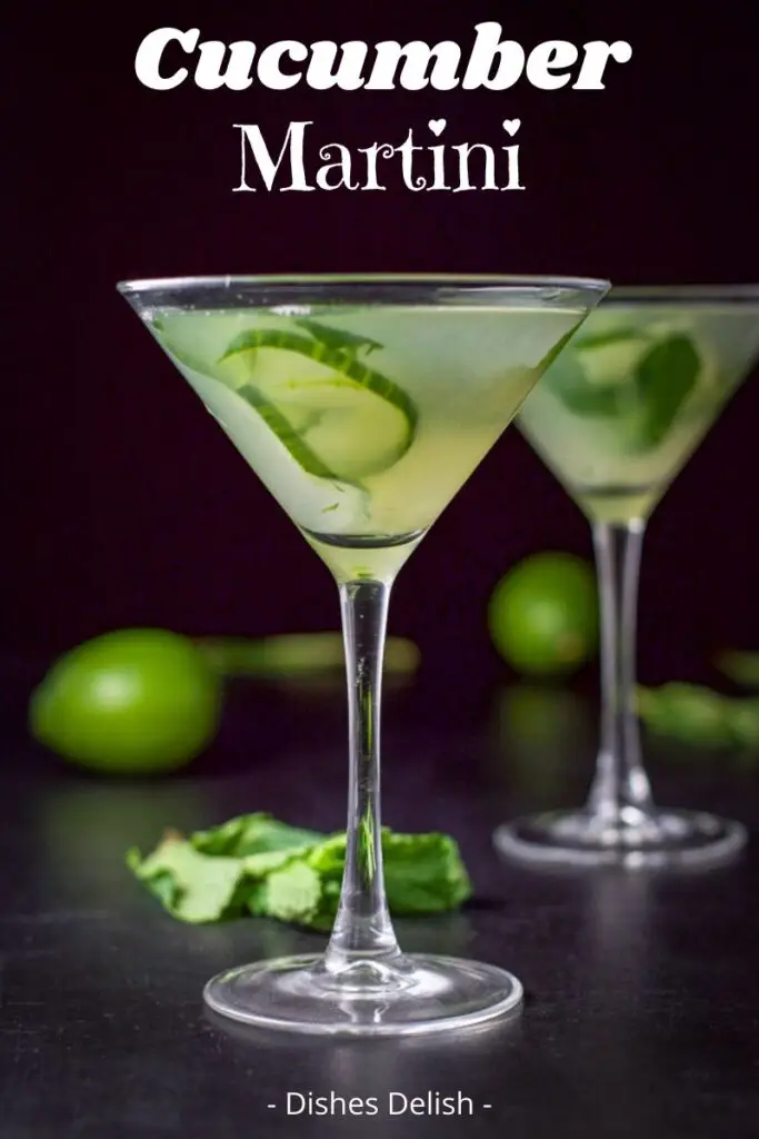 Cucumber Mint Martini for Pinterest 6