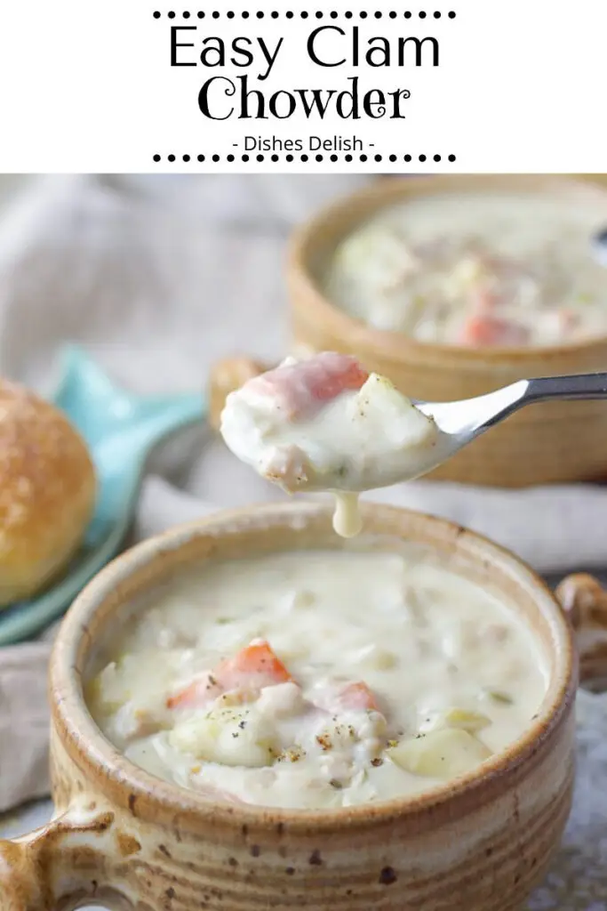 Easy Clam Chowder for Pinterest 2