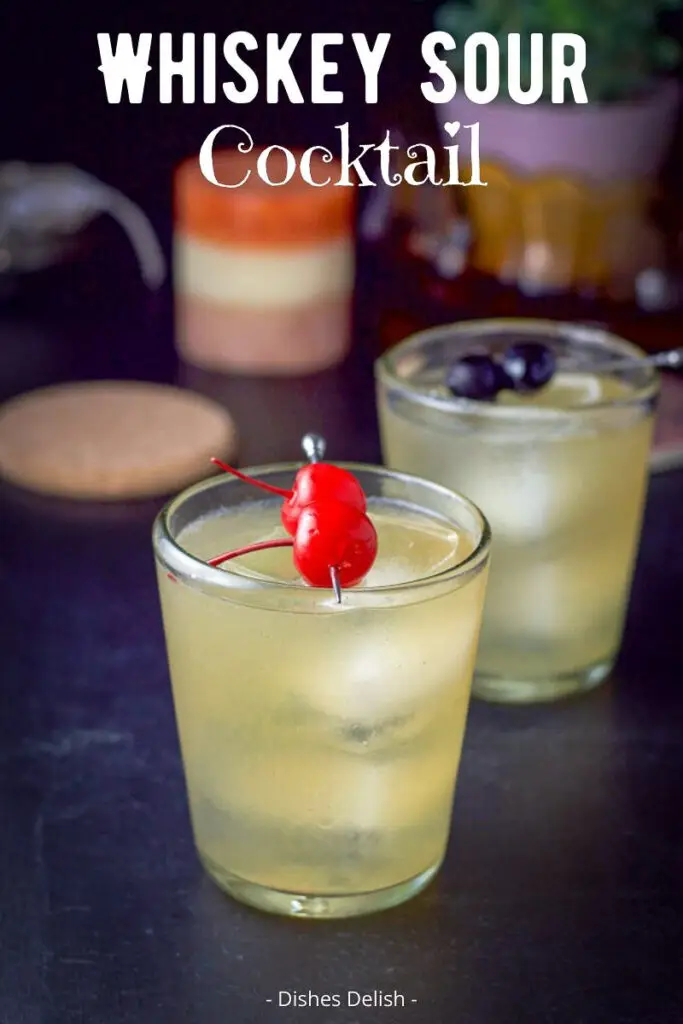 Whiskey Sour Cocktail for Pinterest 3