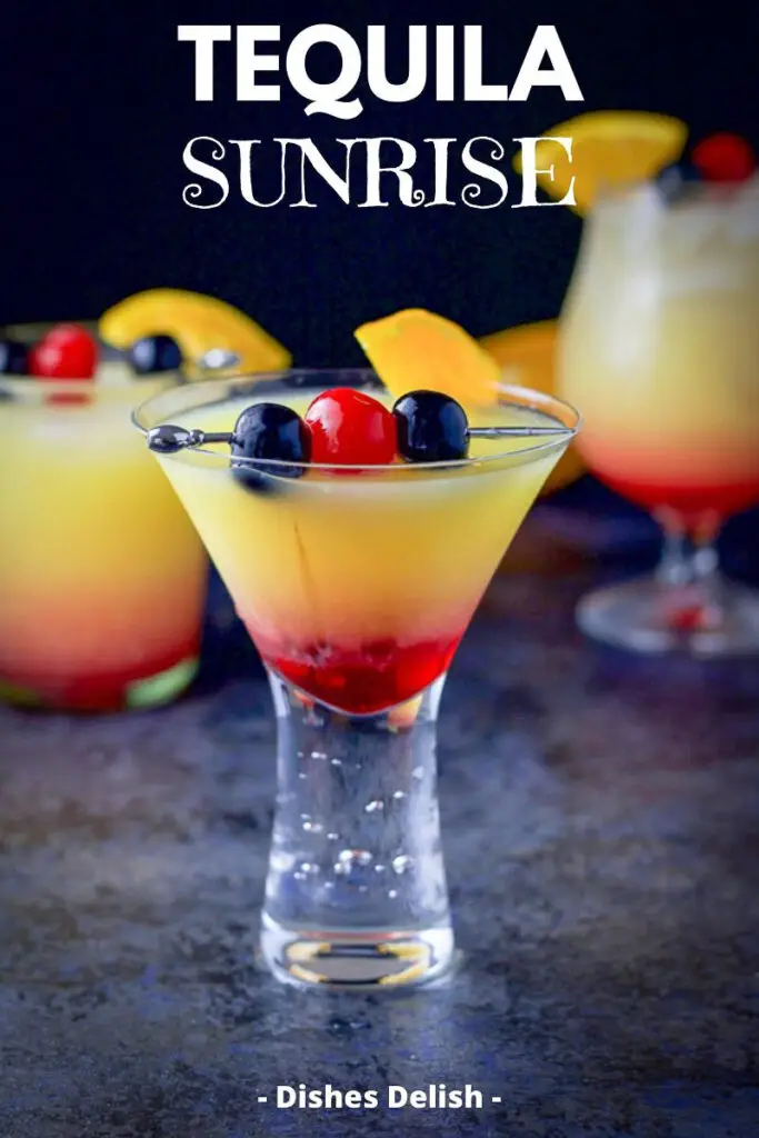 Tequila Sunrise Cocktail for Pinterest 3
