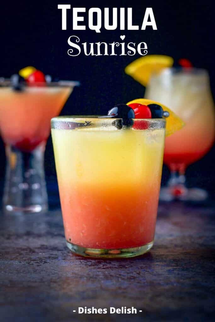 Tequila Sunrise Cocktail for Pinterest 5