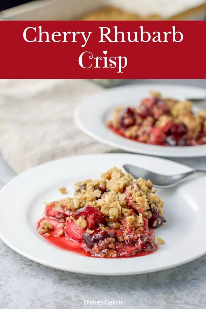 Cherry Rhubarb Crisp for Pinterest 2