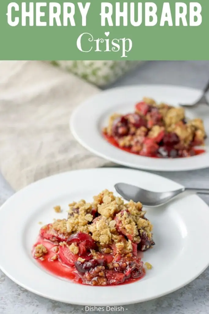 Cherry Rhubarb Crisp for Pinterest 3