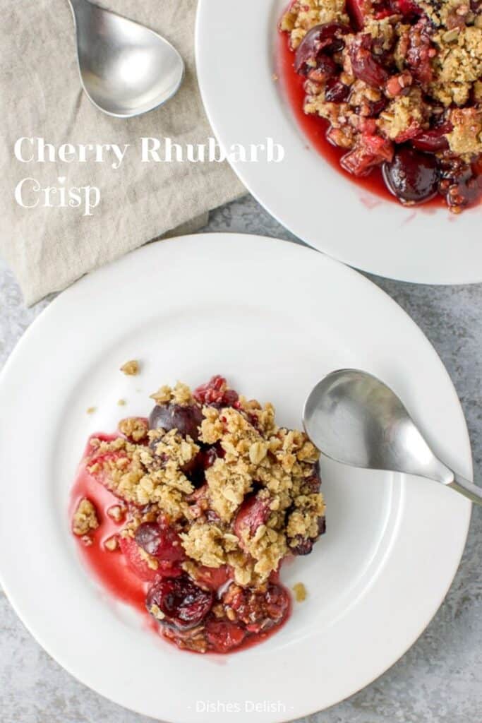 Cherry Rhubarb Crisp for Pinterest 4