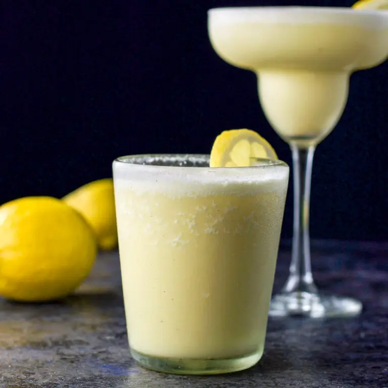 Lemon Curd Margarita Cocktail