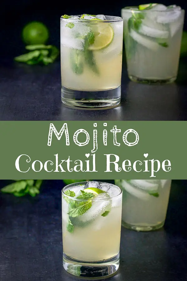 Mojito Cocktail Recipe for Pinterest 1