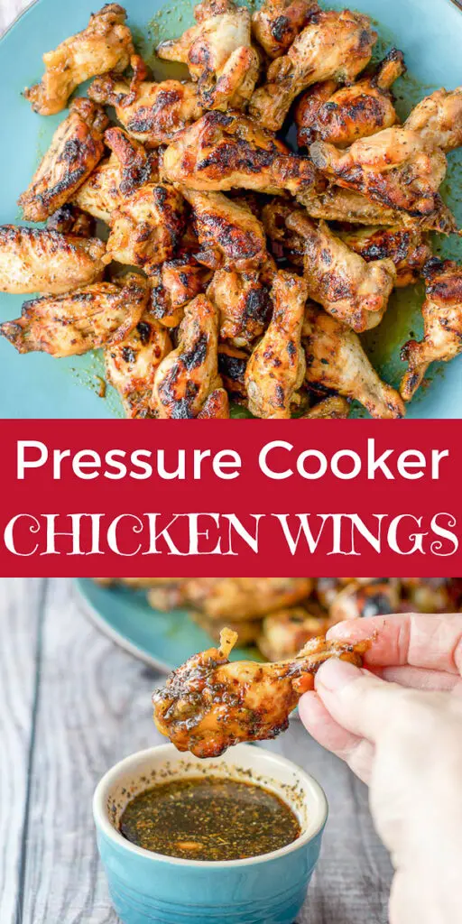Pressure Cooker Chicken Wings for Pinterest