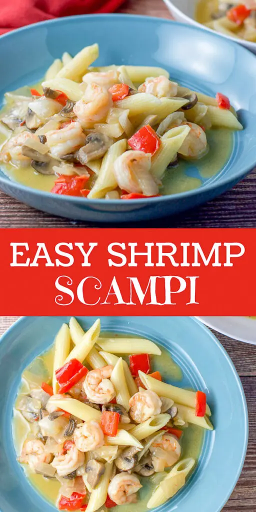 Easy shrimp scampi for pinterest