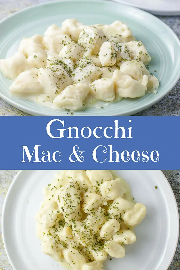 gnocchi mac and cheese for Pinterest