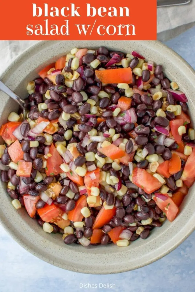 Black Bean Salad with Corn for Pinterest 3