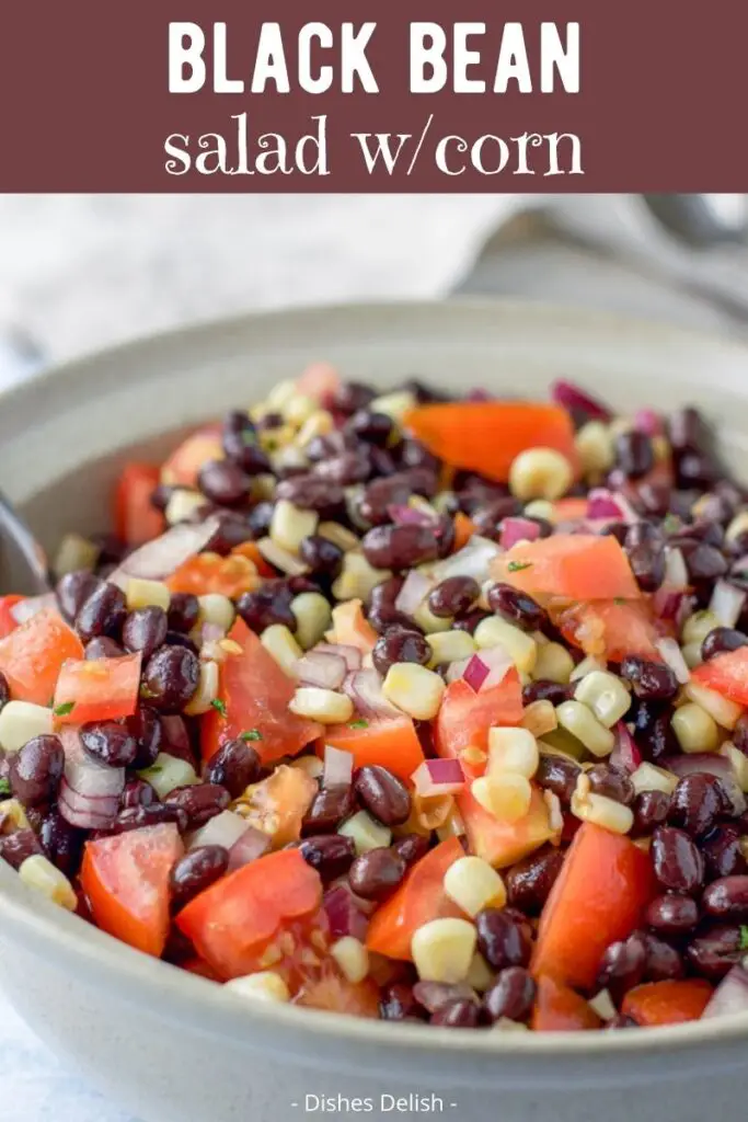 Black Bean Salad with Corn for Pinterest 4