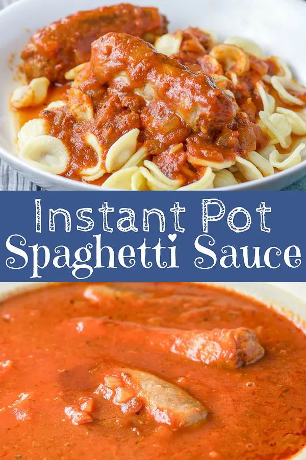 Instant Pot Spaghetti Sauce for Pinterest