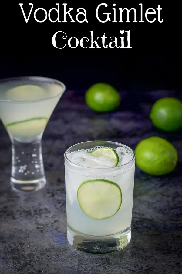 Vodka Gimlet Recipe for Pinterest