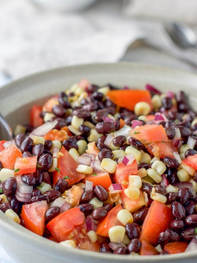 Black Bean Salad with Corn Dishes Delish