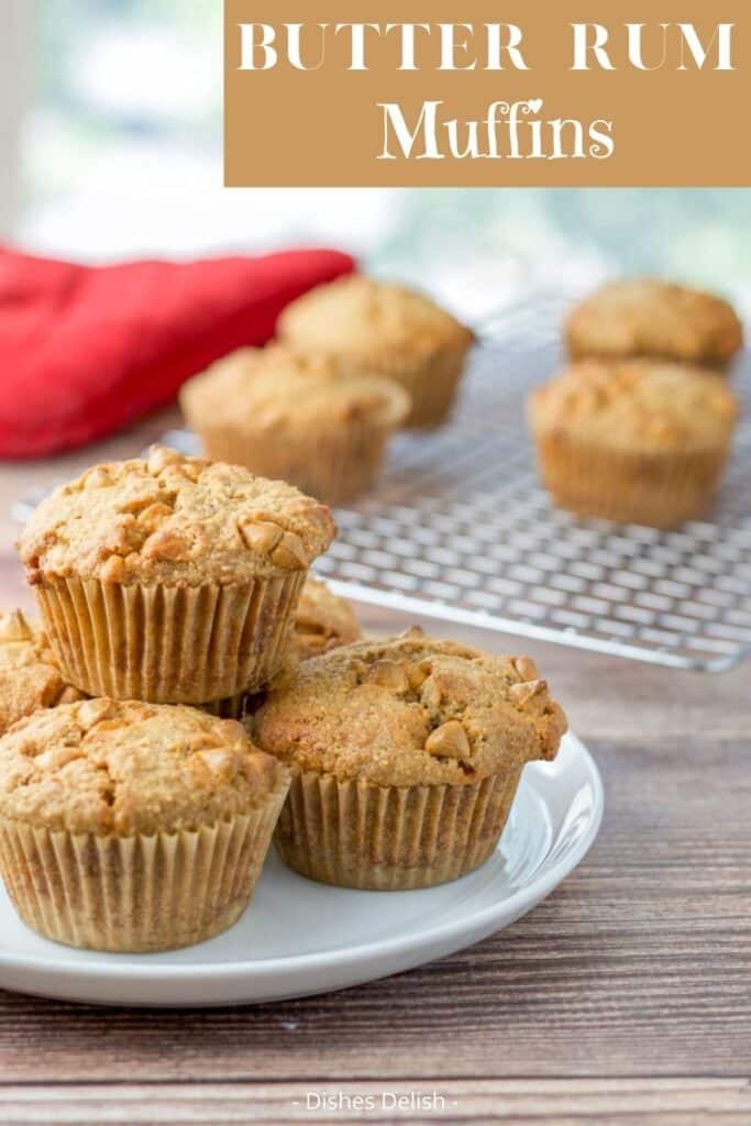 Butter Rum Muffins for Pinterest 2