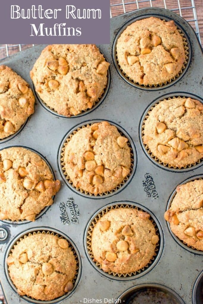 Butter Rum Muffins for Pinterest 6