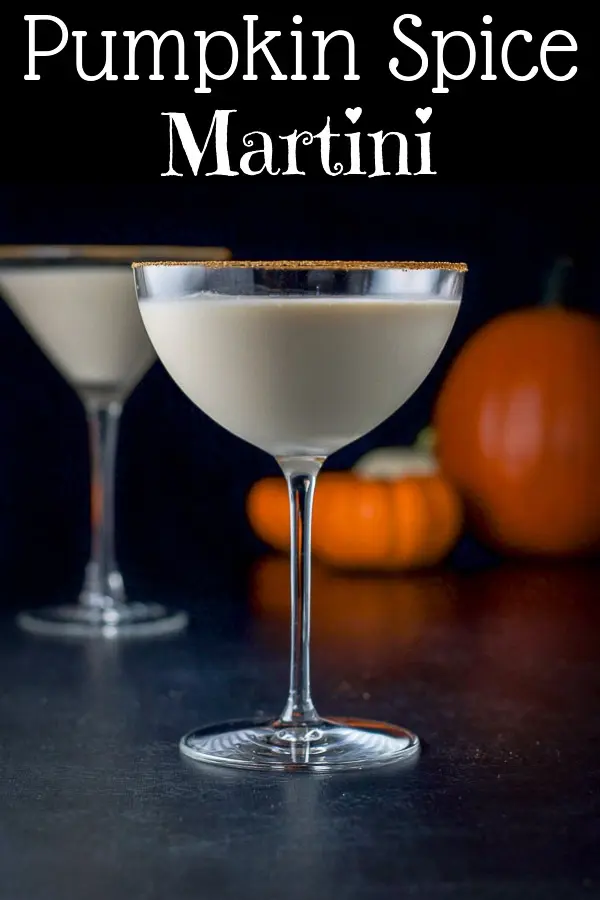 Pumpkin Spice Martini for Pinterest