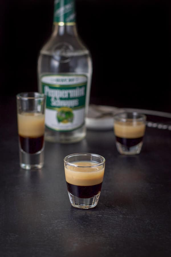 Peppermint Patty Shot | 12 Shots of Christmas | Dishes Delish