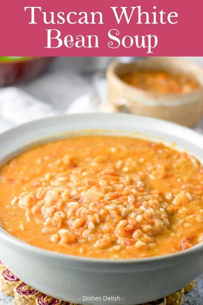 Tuscan White Bean Soup for Pinterest 2