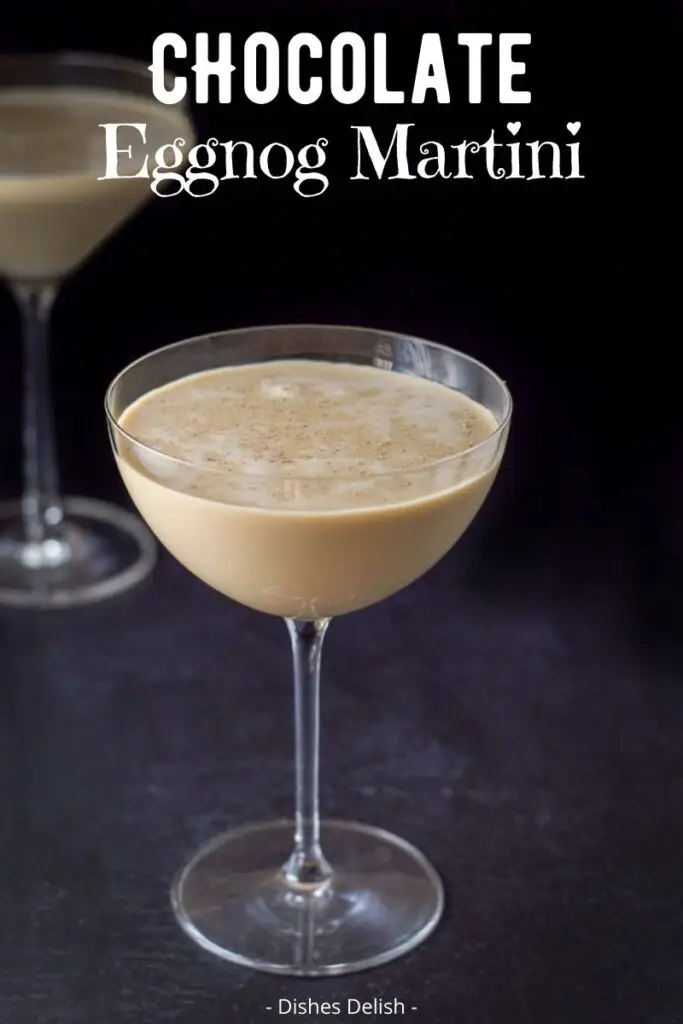 Chocolate Eggnog Martini for Pinterest 3