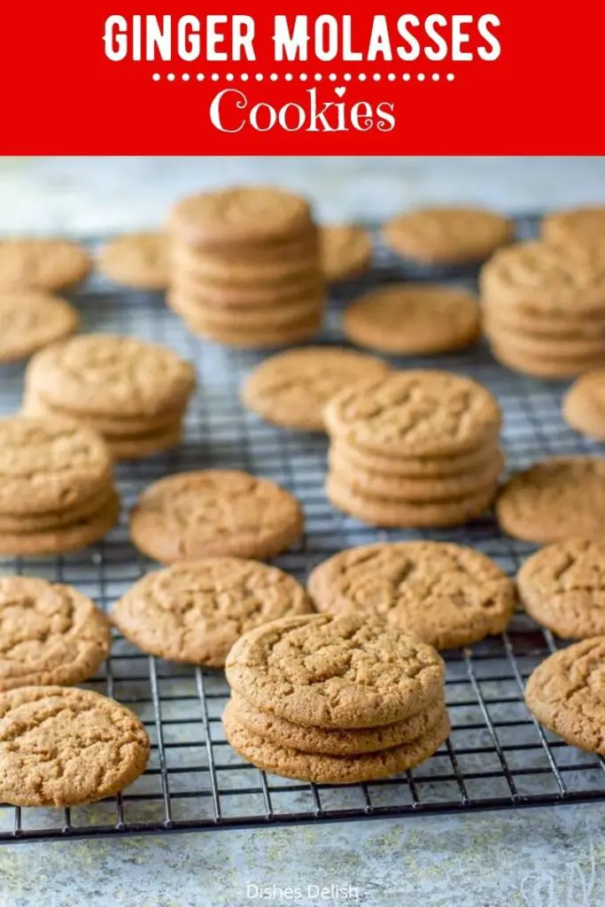 Ginger Molasses Cookies for Pinterest 3