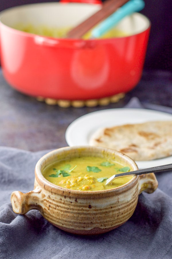 coconut curry lentil soup