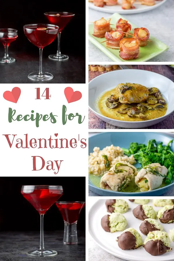 14 Recipes for Valentine's Day for Pinterest
