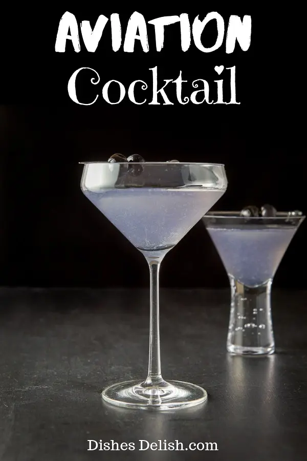 Aviation cocktail recipe for Pinterest 1