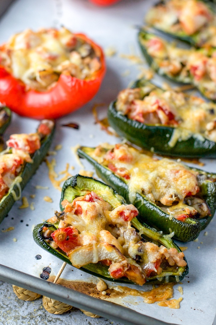 Baked Stuffed Peppers | Dishes Delish