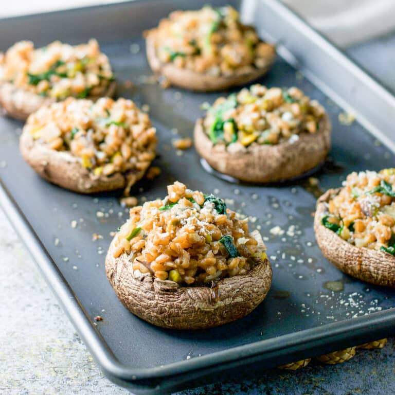 Stuffed Mushroom Caps