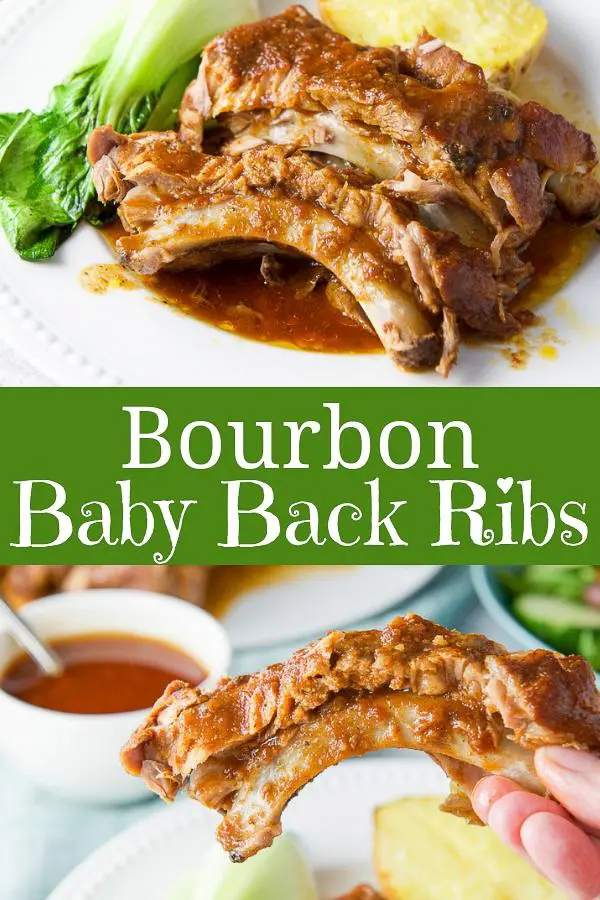 Bourbon Baby Back Ribs for Pinterest