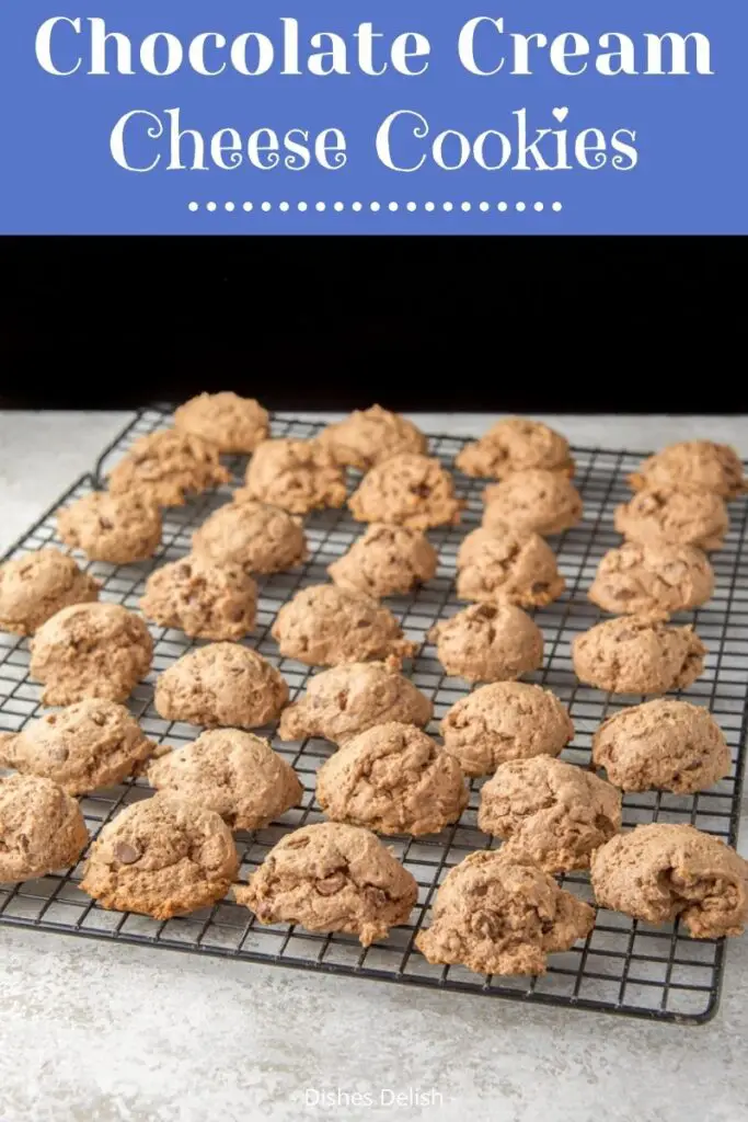Chocolate Cream Cheese Cookies for Pinterest 2