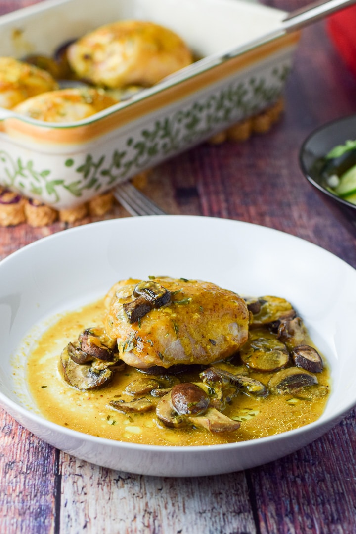 Maple Mustard Chicken Thighs Baked & Delicious Dishes Delish