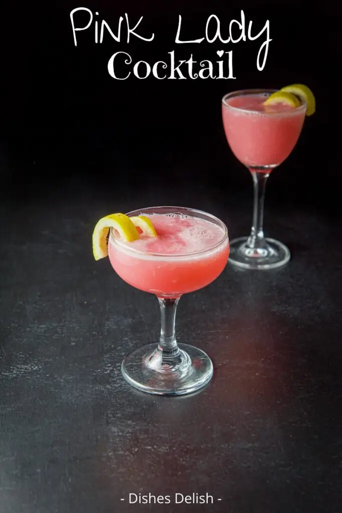 Pink Lady Cocktail for Pinterest 2