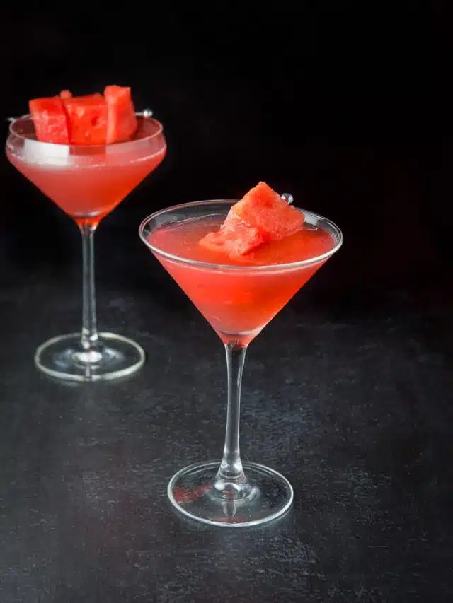 How to Make Watermelon Cosmo Cocktail