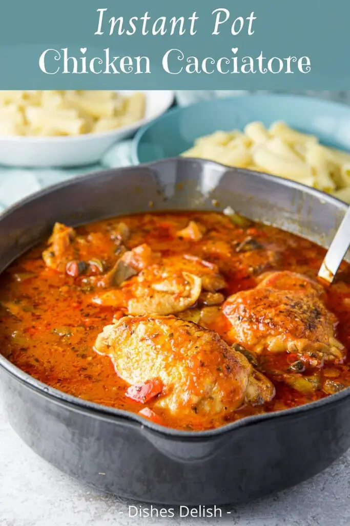 Instant Pot Chicken Cacciatore | Tasty & Easy | Dishes Delish