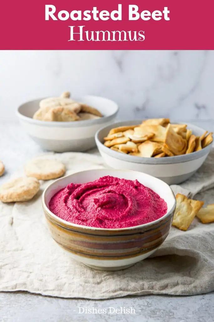 Roasted Beet Hummus for Pinterest 2