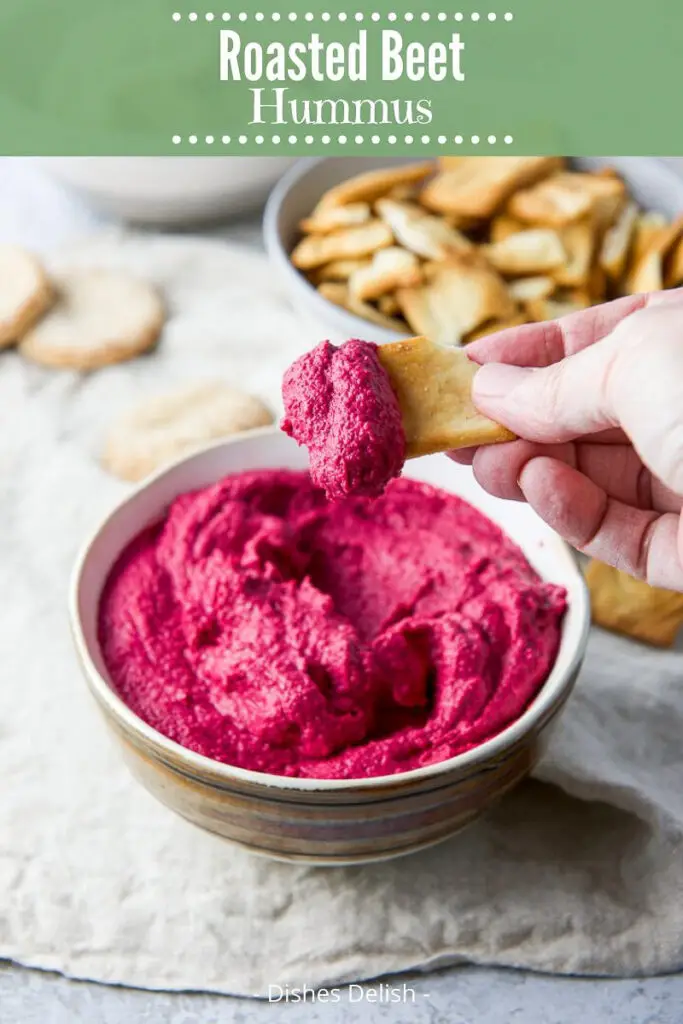 Roasted Beet Hummus for Pinterest 3