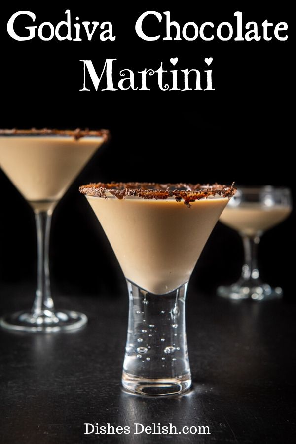 Godiva Chocolate Martini for Pinterest