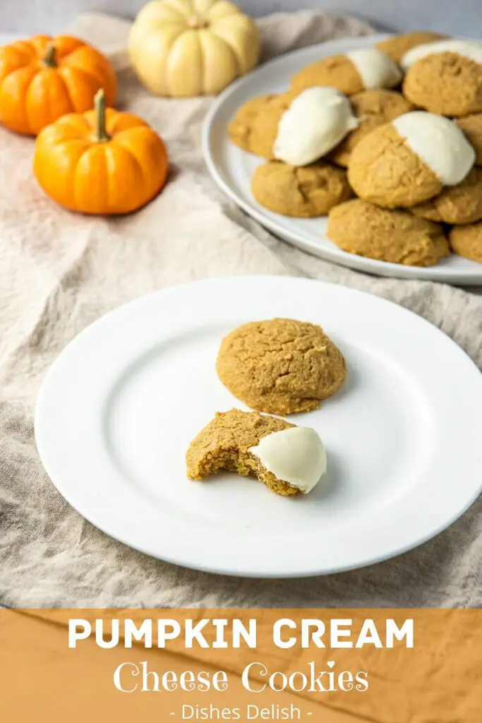Pumpkin Cream Cheese Cookies for Pinterest 2