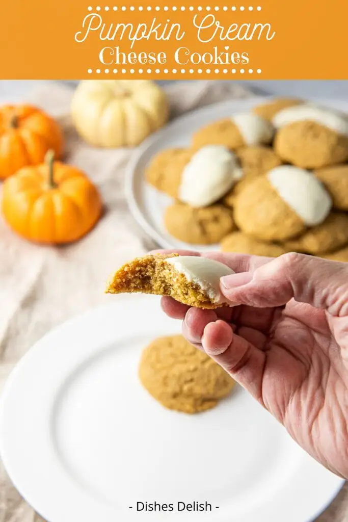 Pumpkin Cream Cheese Cookies for Pinterest 3