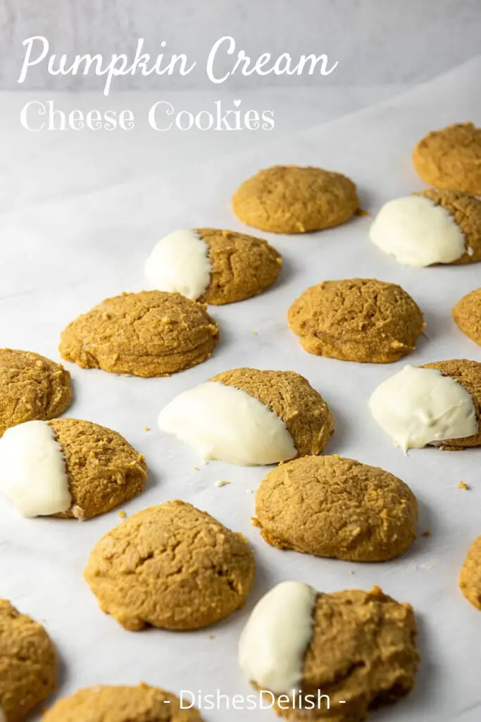 Pumpkin Cream Cheese Cookies for Pinterest 4