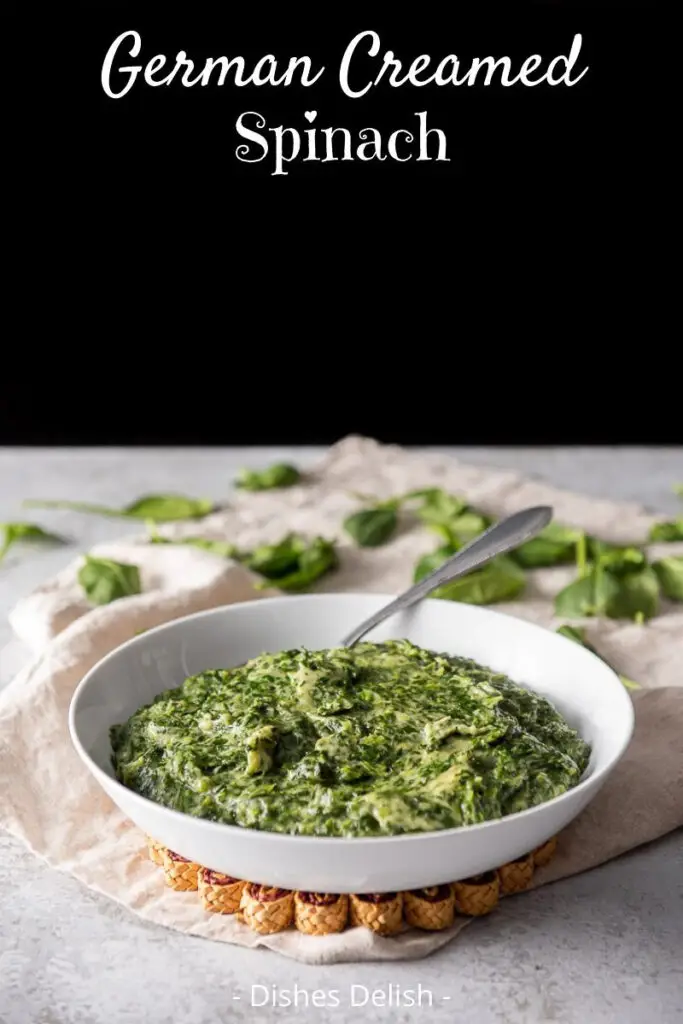 German Style Creamed Spinach for Pinterest 3