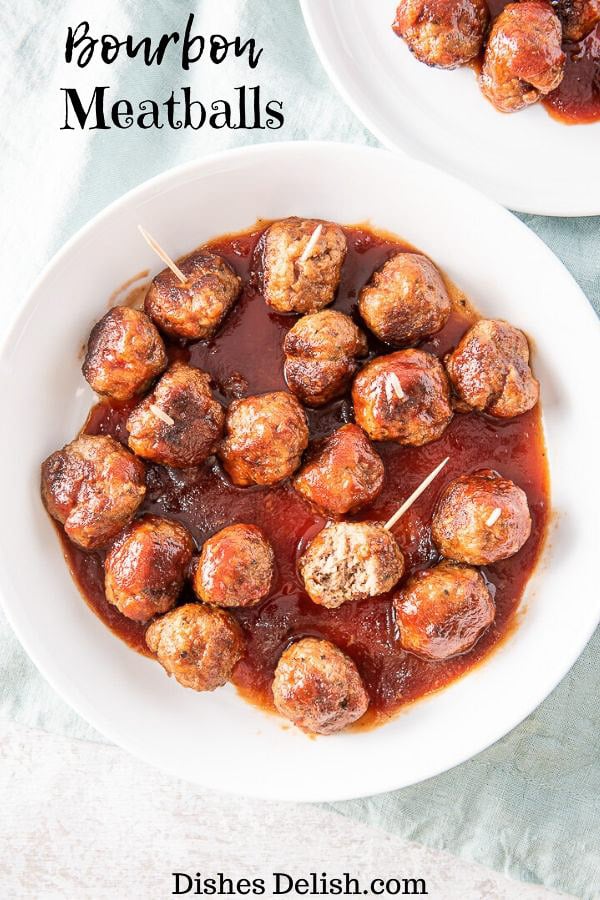 Bourbon Meatballs for Pinterest