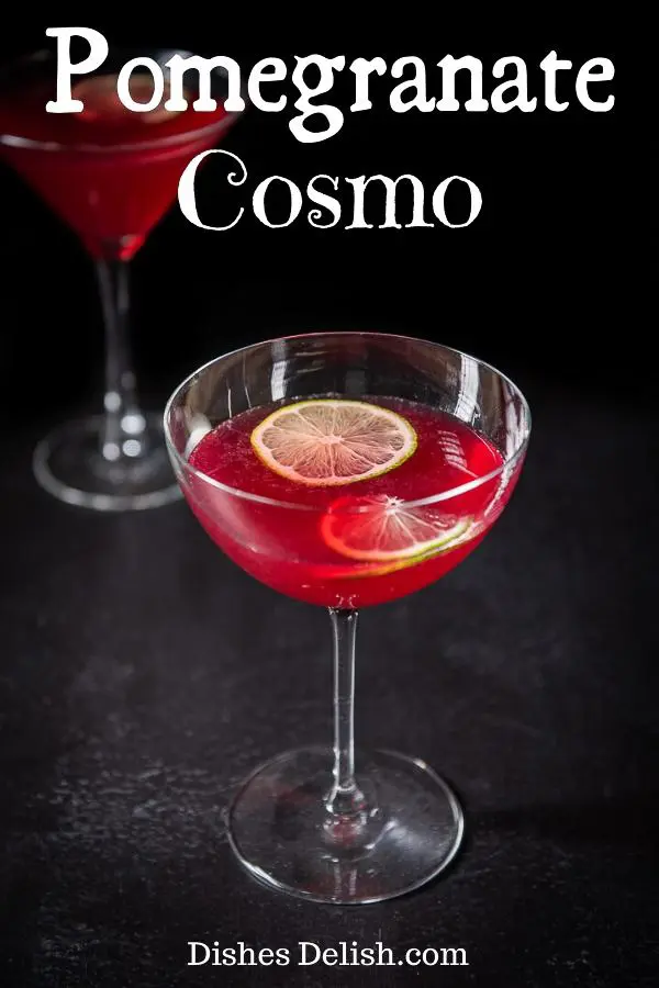Pomegranate Cosmo for Pinterest