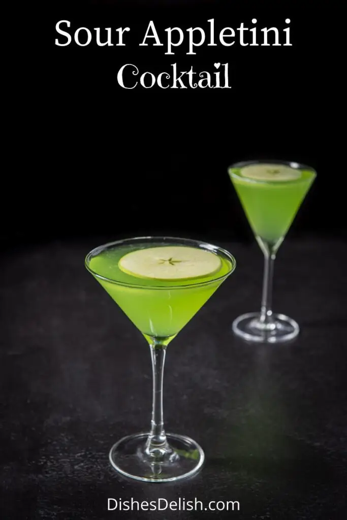 Sour Appletini Cocktail for Pinterest 5
