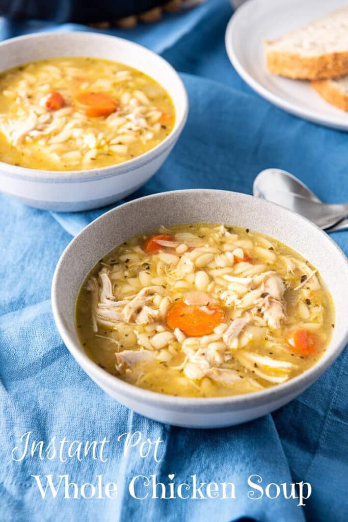 Instant Pot Whole Chicken Soup for Pinterest-1