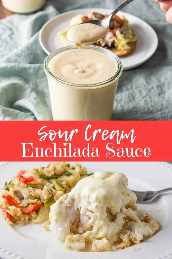 Sour Cream Enchilada Sauce for Pinterest 1