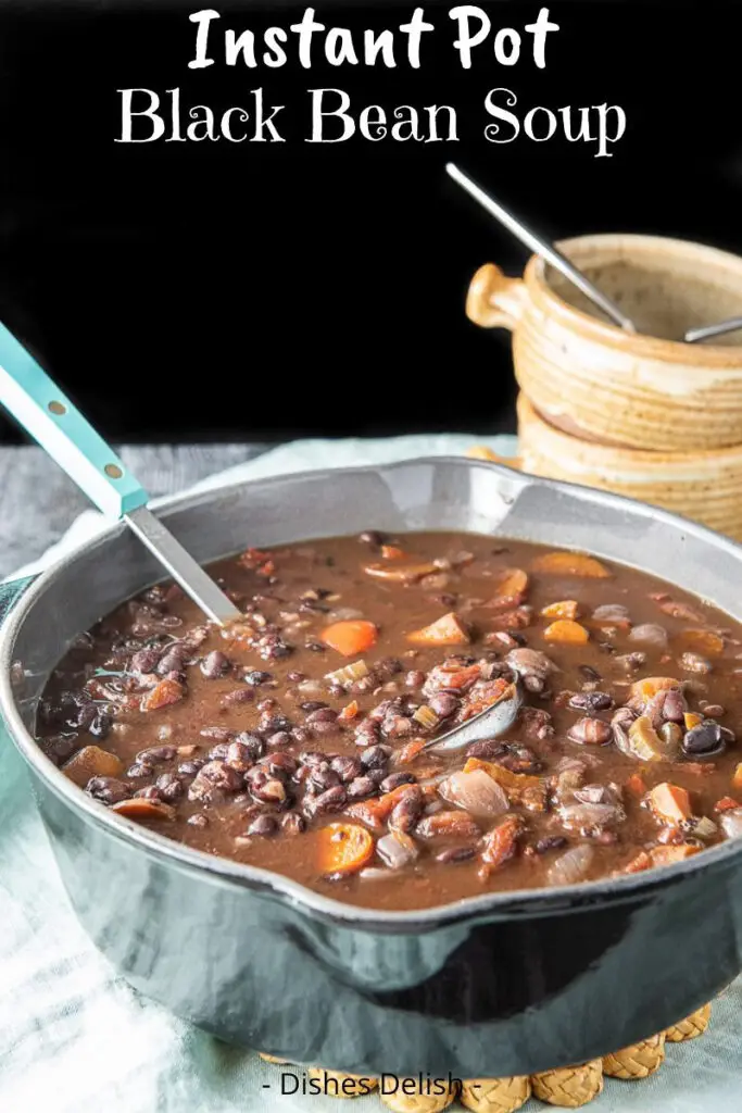 Instant Pot Black Bean Soup for Pinterest 3