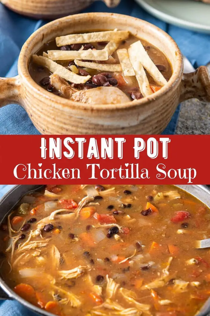 Instant Pot Chicken Tortilla Soup for Pinterest-1
